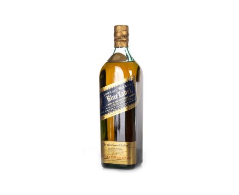 JOHNNIE WALKER BLUE LABEL Blended Scotch Whisky 75cl, 43% volume.
