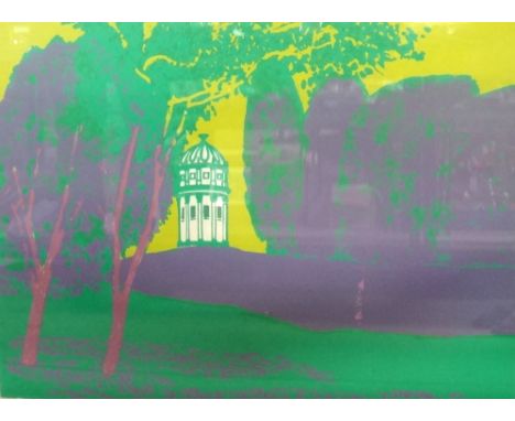 * Geoffrey Elliott (British, 1935 -), Queen's Park, Brighton, lithograph, signed, inscribed and numbered 68/75, 44cm x 59cm. 