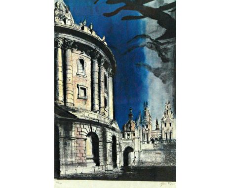 John Piper (1903-1992), Radcliffe Camera, lithograph, signed and numbered 101/150, 52.5cm x 35.5cm. DDS
