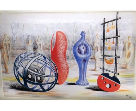 * Henry Moore RA (British, 1931-1985), 'Sculptural Objects', 1949,  unsigned and unlimited lithograph, published by School Pr