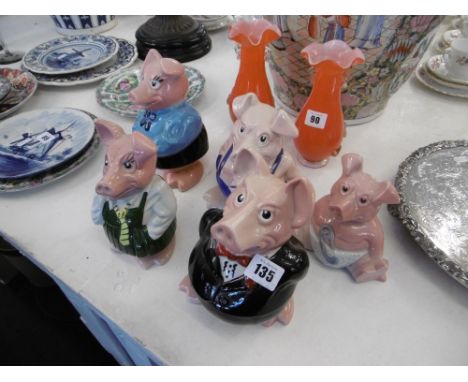 Six Wade Nat west pigs