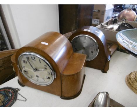 A 3/4 chime mantle clock plus another