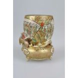 Satsuma Gefäß mit Drache