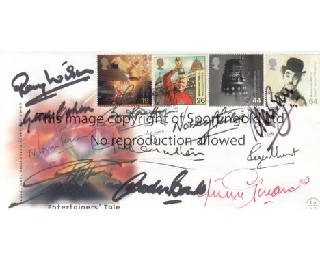 WORLD CUP 66   First Day cover issued in 1999, "Entertainers Tale" signed by 10 of the World Cup 66 England team (all except 
