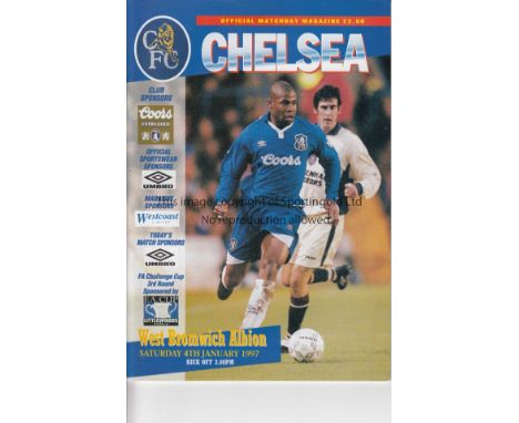 1996/7 FA CUP RUN TO THE FINAL         All 13 programmes for Chelsea and Middlesbrough in their FA Cup run. Chelsea homes v. 
