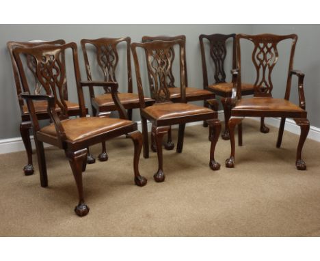 Early 20th century mahogany dining table, oval telescopic extending top with two leaves (H71cm, 107cm x 137cm - 220cm (with l