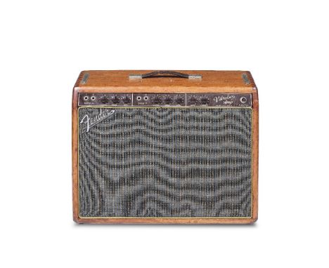 Rory Gallagher: A Fender Vibrolux Amplifier,1963,Serial no. 02266 stamped on back and also dated JUL 25 1963, with other 1963