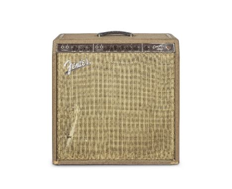 Rory Gallagher: A Fender Concert Amplifier,1961,Serial no. 04968 stamped into back of chassis, brown tolex and tweed grille, 