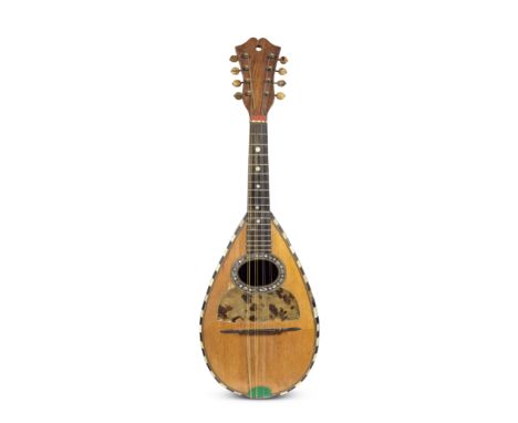Rory Gallagher: An Antique Italian Mandolin,Indistinct serial number 924?, labelled inside Nicola Naccia, Napoli, spruce top 