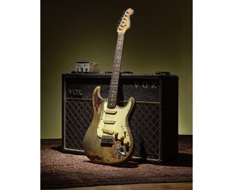 Rory Gallagher: The Legendary 1961 Fender Stratocaster Electric Guitar, Serial no. 64351 stamped on neckplate, Pencilled neck