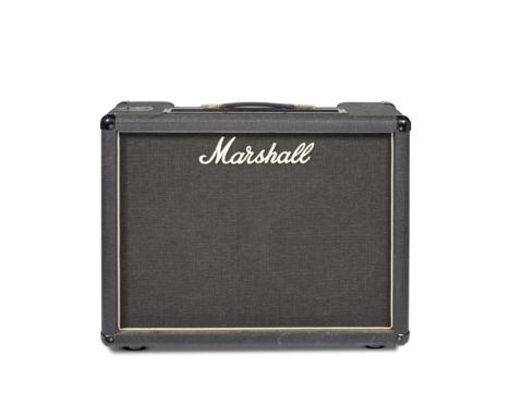 Rory Gallagher: A Marshall Model 2104 Combo Amplifier,1980, Black tolex, 50 watts, two 12in Celestion speakers, back of case 