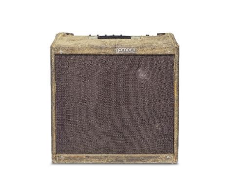 Rory Gallagher: A Fender Bassman Amplifier,1950s,Serial no. BM00958 on maker's label, also stamped AUG 30 1959 RA3563, Tweed 
