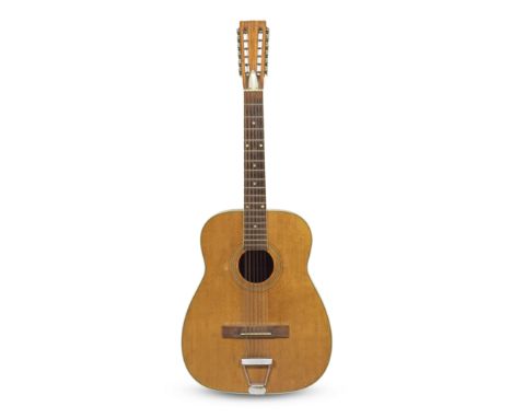 Rory Gallagher: A Harmony Sovereign H1270 12-String Acoustic Guitar,1960s, Jumbo-bodied, natural finish bound spruce top, mah