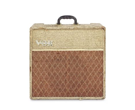 Rory Gallagher: A Vox AC10 Amplifier,Early 1960s, Serial no.3881 stamped to maker's plate on the back, one 10in speaker, vibr