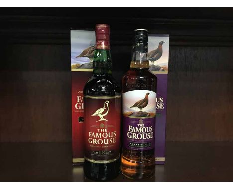 FAMOUS GROUSE AGED 18 YEARS
Blended Malt Scotch Whisky.
700ml, 43% volume, in carton. 
FAMOUS GROUSE CLASSIC
Blended Malt Sco