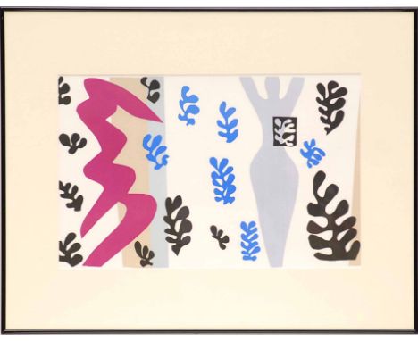 HENRI MATISSE 'Le Lanceur de Couteaux', lithograph edition 1500, 2004 suite Jazz idem Mourlot, 40cm x 60cm, framed and glazed