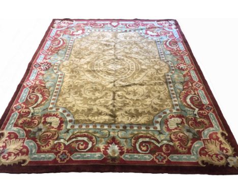 SAVONNERIE DESIGN CARPET, 298cm x 237cm, neo Classical design.
