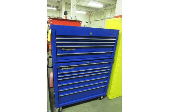 Snap-On 7-Drawer Tool Chest w/4-Drawer Flip Top Tool Box, 7-Drawer m/n ...