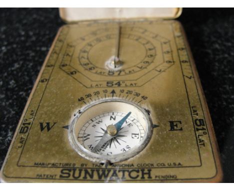 A vintage Ansonia Sun watch, c1950