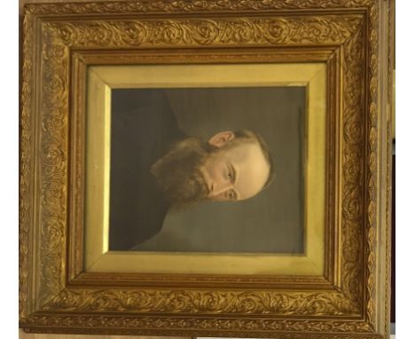 English School (19th century): Portrait of a gentleman, oil on panel 