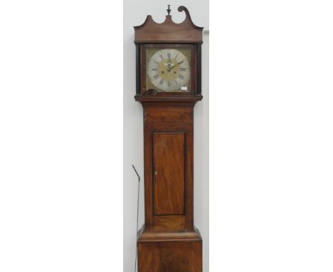 A George III mahogany longcase clock: Charles Vaughan, Pontypool