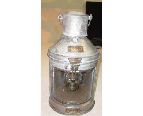 A 19th century meteorite ship's lantern