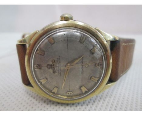 A 1950s/60s Omega Constellation automatic chronometer, officially certified, bi-metal case, observatory back, clean 505 calib