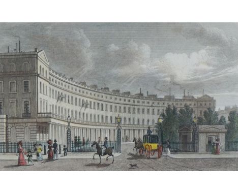 Four pictures, including a print of York Terrace, Regent's Park, and three similar (4)