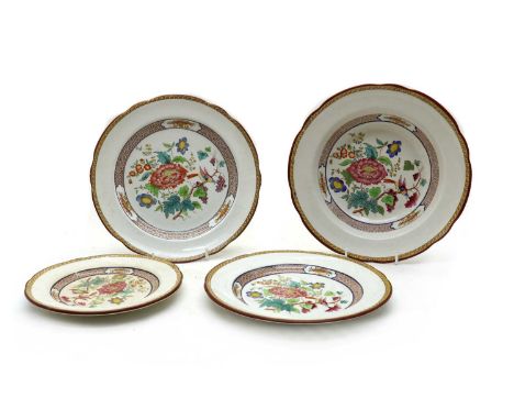 A Copeland late Spode part dinner service,decorated in the Indian Tree Pattern, comprising ten plates, fourteen deep dishes, 
