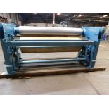 Kuester Pad. Working Width: 87", Steel to rubber, pressurized rubber roll, hydraulic. Good Conditio