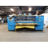 Parks & Woolson shear Machine, Model # 1408353/001, 460V, 64 amps, Working Width 84", (2) Motors, 4