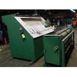 Inspection Machine: Make: Trumeter, Model: 70SX, Length: 92", Volts 120, includes guiding system ( 2