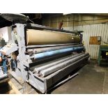 Crompton & Knowles 2 Roll Pad Machine, MFG # 76, serial # 6290, Model: 10TCP134, Length: 132", Good