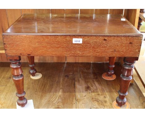 A Victorian mahogany commode with original bowl