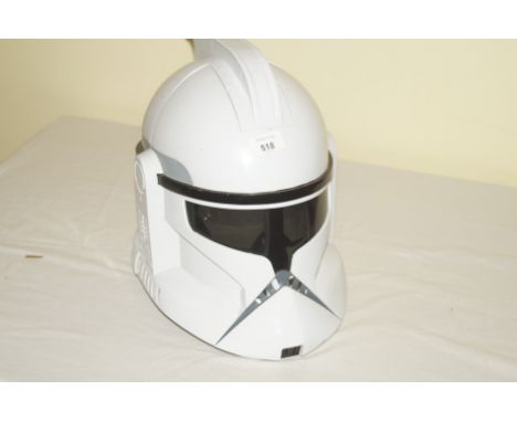 An Imperial Storm Trooper style helmet.