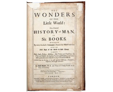 Wanley (Nathaniel, M.A. and Vicar of Trinity Parish in the City of Coventry), The Wonders of the Little World: Or, a General 