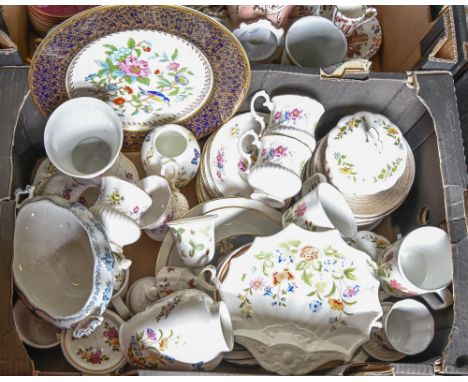 Miscellaneous ceramics,&nbsp;including Aynsley Cottage Garden, Wedgwood, cups and saucers, etc Generally good condition, some