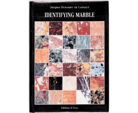 De Lassale (Jacques Dubarry), Identifying Marble,&nbsp;first edition, [Paris]: Éditions H. Vial, March 2000, printed on the p