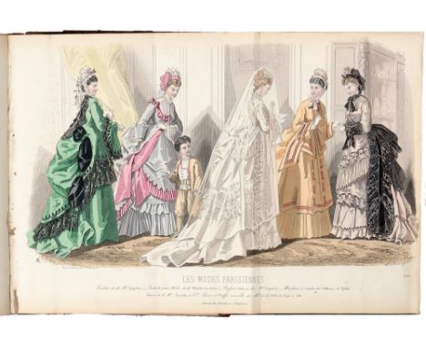 Fashion. Les Modes Parisiennes Illustrées, Journal de la Bonne Compagnie, Paris: Chez le successeur d'Aubert et Cie, 1873, fo