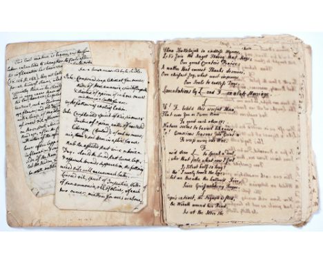Wales. A mid-18th c manuscript commonplace book/anthology of verse, probably the property of and inscribed by a member of the