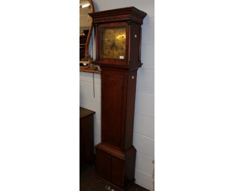 ~ An oak thirty hour longcase clock, dial signed Elizh Murch, Honiton, 18th century and later 