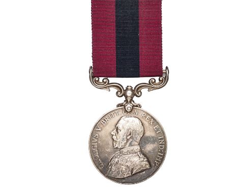 D.C.M. George V issue (7906 Pte M. Sullivan RAMC) VF Plate 1 Note: DCM London Gazette 16.2.1915, recipient with the 21st Fiel