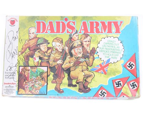 A Clive Dunn (Corporal Jones) signed game - ‘DAD’S ARMY’. A 1970’s Strawberry Fayre by Denys Fisher board game ‘Crazy Capers 