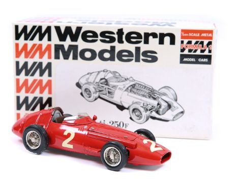 A Western Models 1:24 scale Maserati 250F single seat racing car. (WF4). Fully detailed and finished example, factory painted