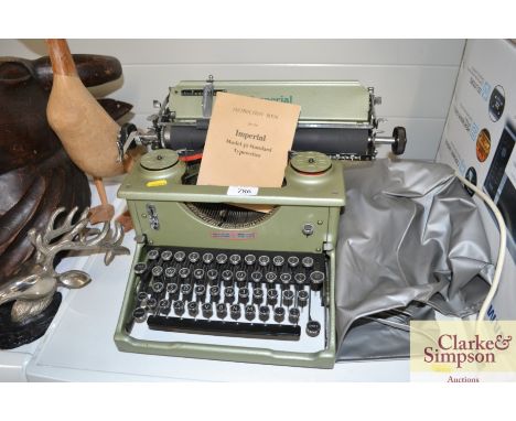 An Imperial typewriter