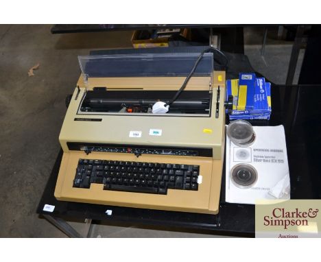 A Silver Reed X55 typewriter