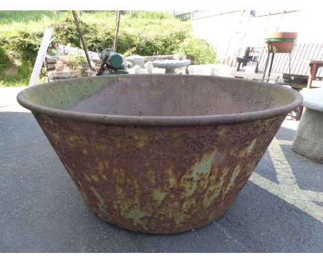 Large oversized Wrought iron planter (outside)