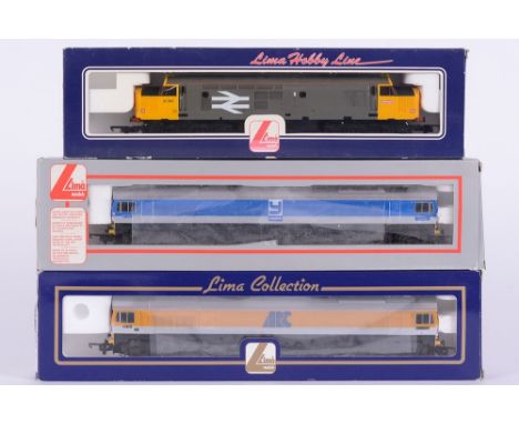 Lima , two class 59 diesel locomotives and a class 37 locomotive: in various liveries, all boxed.
