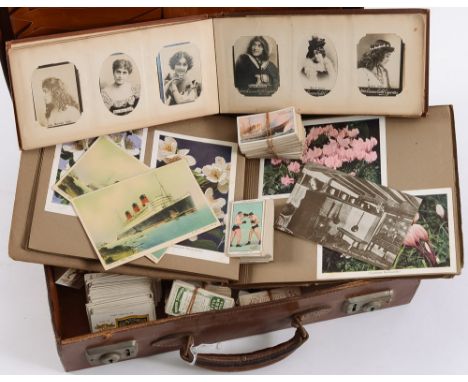 A collection of Ogdens, Wills, Hignett's and other cigarette cards, to include a single Taddy 'Admirals & Generals of the War