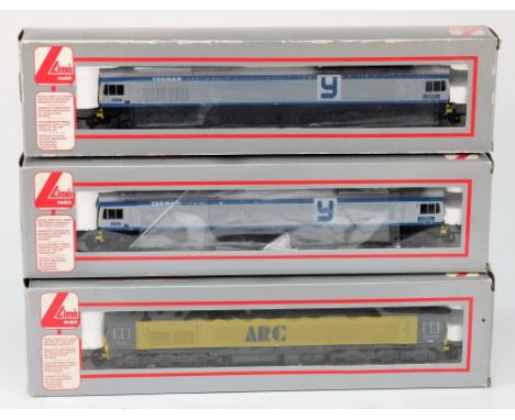 Lima , three class 59 diesel locomotives: in various liveries, all boxed.
